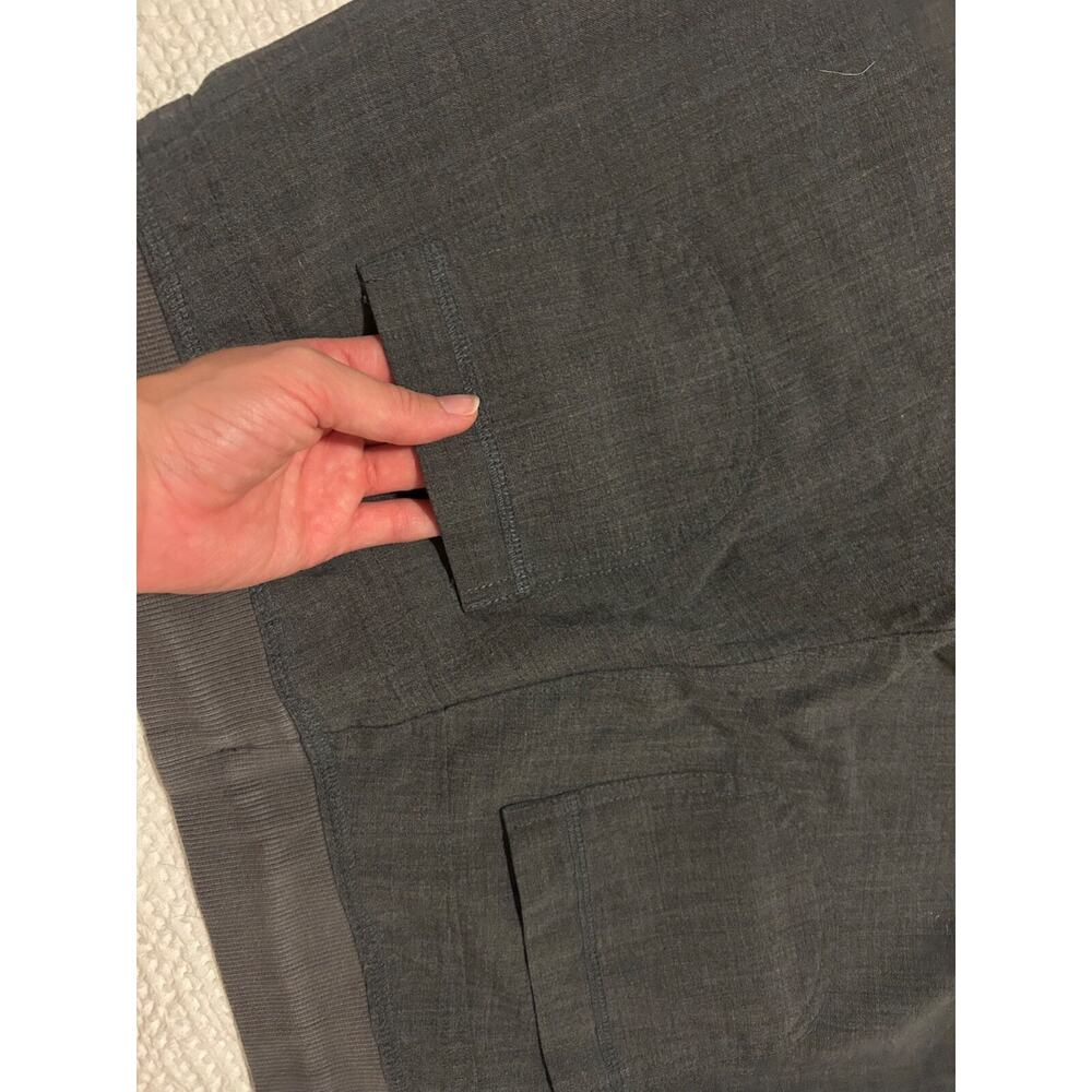 Athleta Wool City Joggers Charcoal Heather Gray Drawstring Pants Women's Size 4 - Picture 8 of 10
